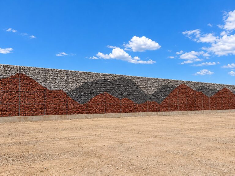 Barda gavión con diseño Torreón Coahuila – REGAMA