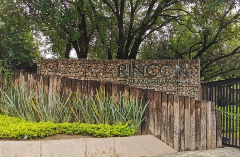Barda gavión con durmientes El Barro Rincón de san gerardo Santiago Nuevo León – REGAMA