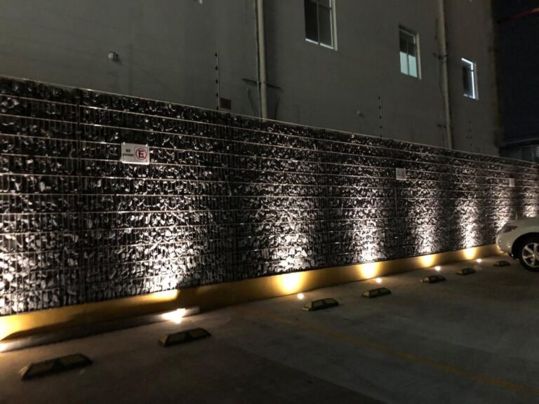 Barda gavión iluminacion nocturna Monterrey – REGAMA