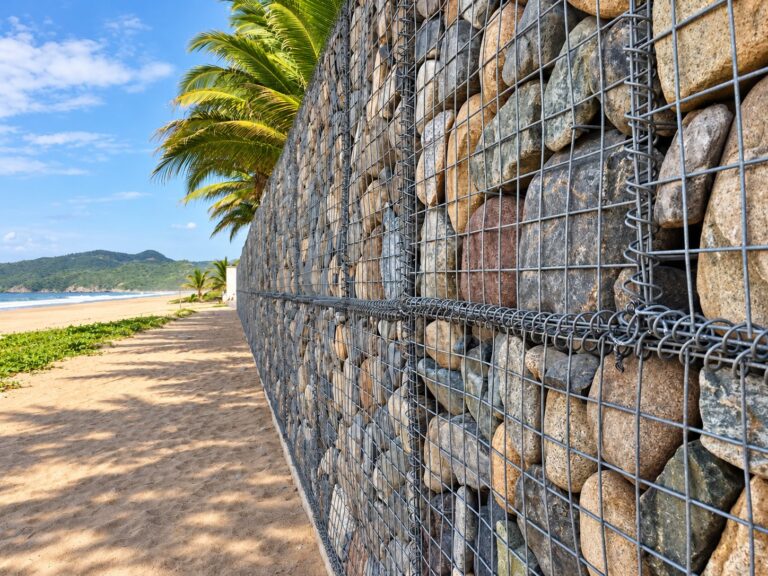 Gavión de panel electrosoldado en playa de Puerto Vallarta – REGAMA