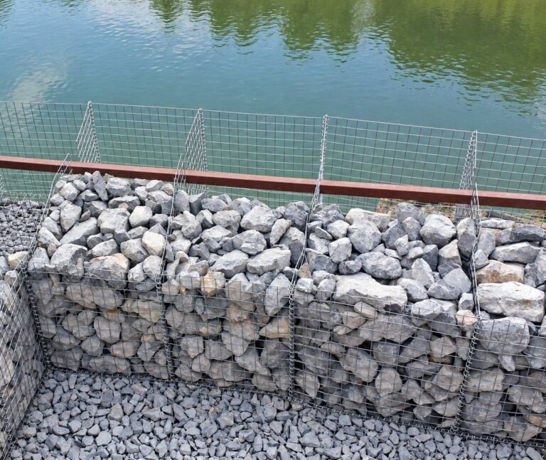 Gaviones de panel electrosoldado para retención en arroyo de San Nicolás – REGAMA