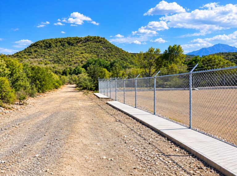Malla ciclónica en zona rural de Allende, Nuevo León – REGAMA