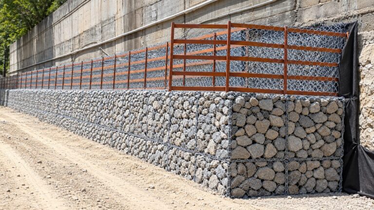 Muro gavión ingeniería retención de talud García Nuevo León – REGAMA