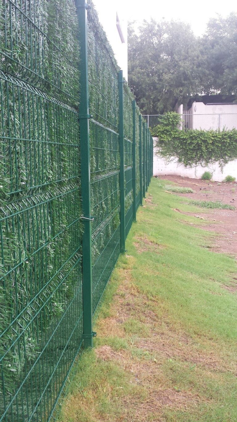 Reja electrosoldada verde alta residencial Monterrey - REGAMA