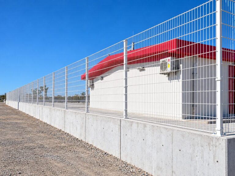 Reja esencial blanca perimetro industrial – REGAMA