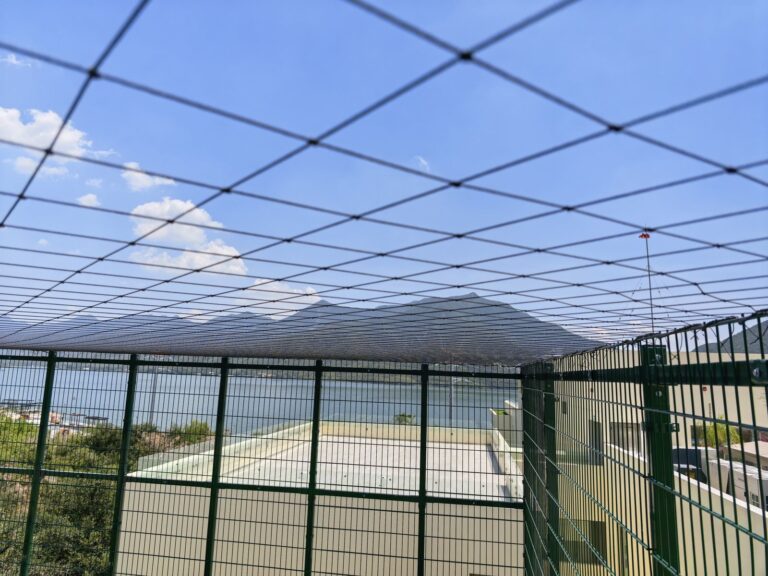 Reja esencial cancha techada con red de protección Santiago nl – REGAMA