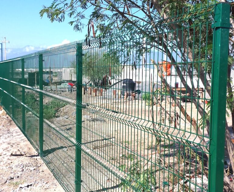 Reja tradicional color verde seguridad perimetral Monterrey Nuevo León – REGAMA
